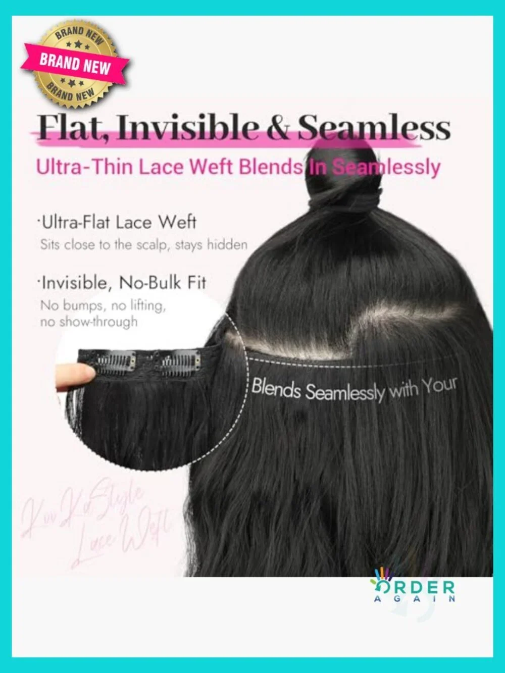 Wavy Synthetic Clip-In Hair Extensions Lightweight Daily Wear Heat Resistant
